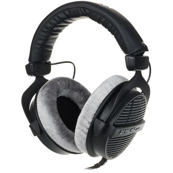 Casque Beyerdynamic DT-990 Pro, coussinets velours gris