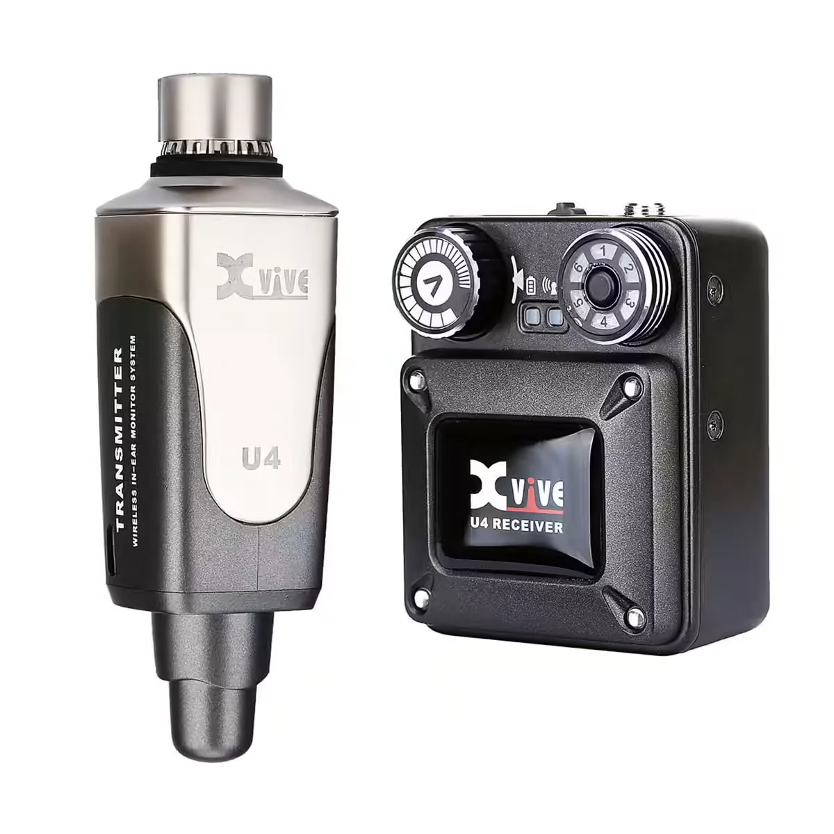 Système sans fil X-vive U4 : récepteur boîtier et émetteur XLR